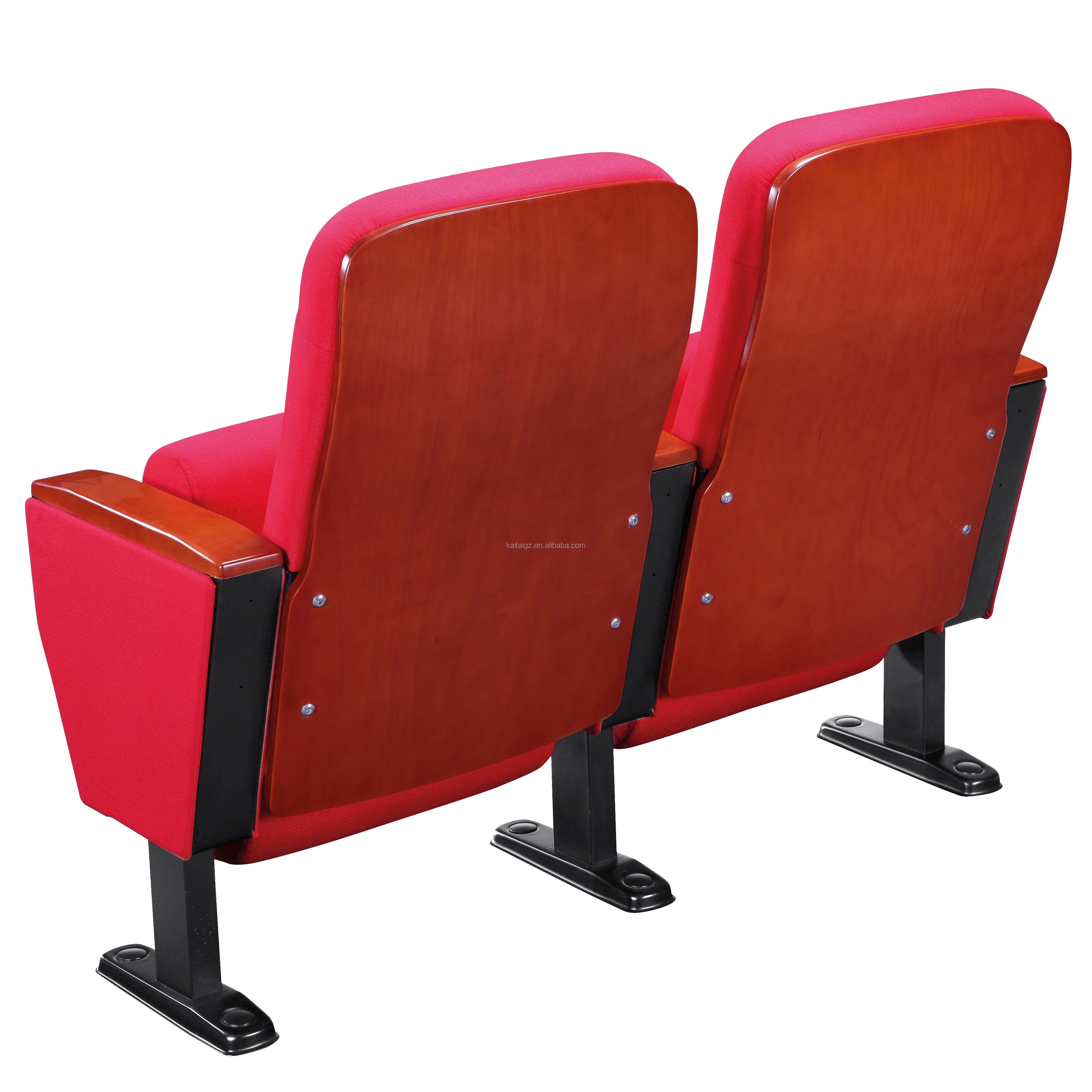 KT-636 standard size retractable auditorium seating price padded church chairs cover fabric