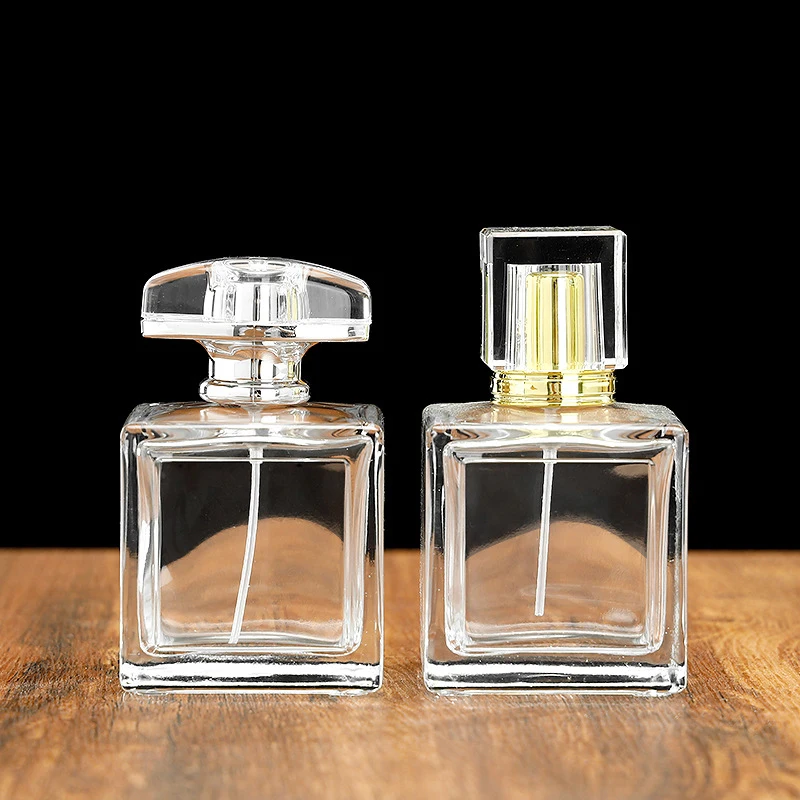 Luxury Personalized Custom Mini Shaped Spray Sample 30Ml 50Ml 100Ml Glass Perfume Bottles
