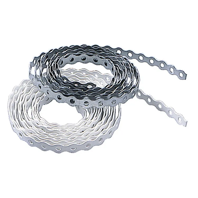 galvanized perforated punch hoop iron strap bracing tape connecting piece
