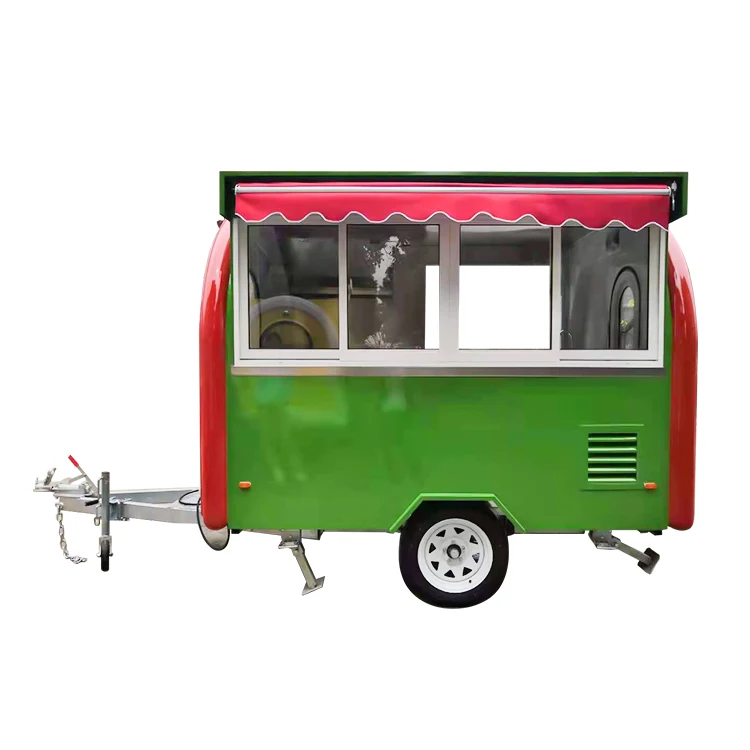 New Listing High Quality Multifunctional FRP One-Year Warranty Mobile Catering Trailer Food Truck for All Kinds of Food Catering