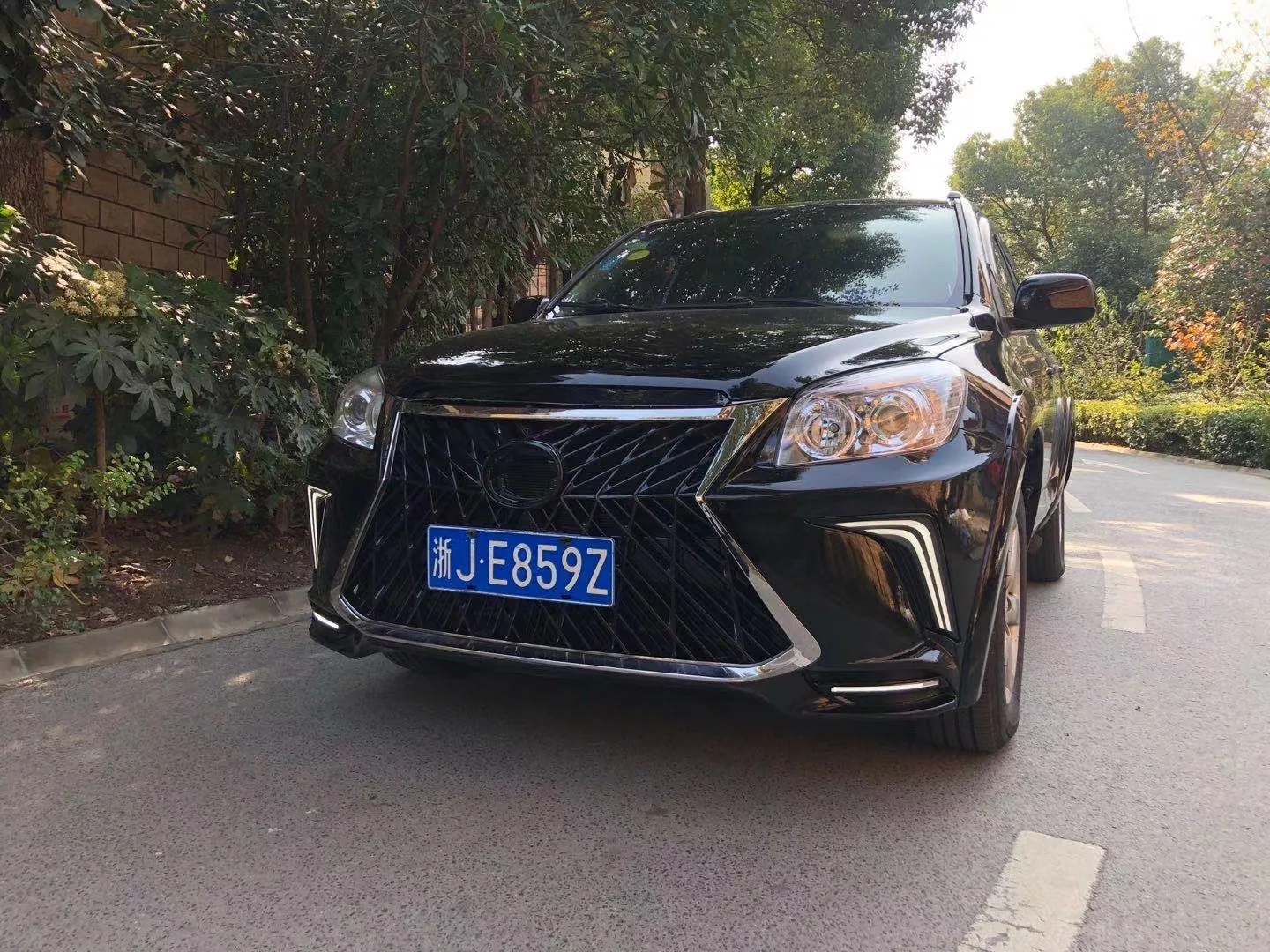 Передний и задний бампер Facelift широкий конверсионный корпус комплект для RAV4 2009-2011 обновление изменение