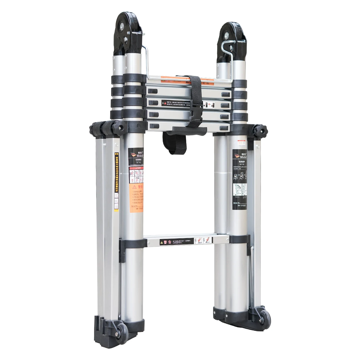 Новый дизайн 2021, нескользящая и противоударная лестница, многофункциональная складная лестница