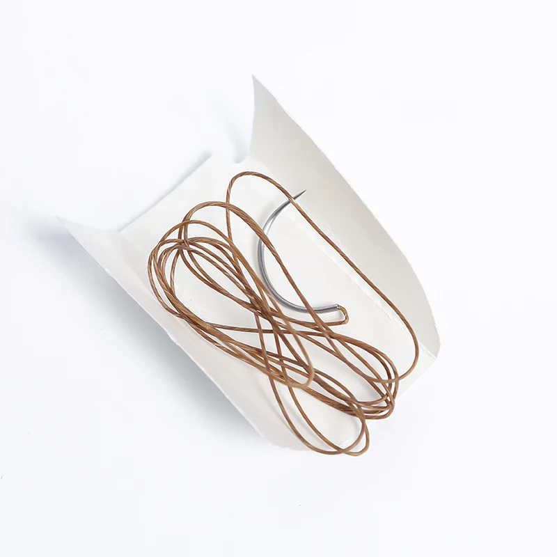 factory Absorbable chromic plain braided surgical suture with needle