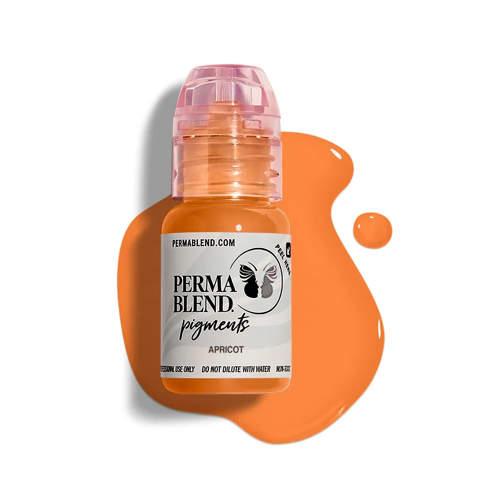 Apricot Perma Blend 15 ML original USA make up beginners face pigments Semi permanent used to warm other colors vegan pigments