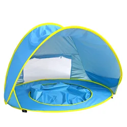 Portable Pop Up Baby Beach Tent With Pool Pop Up Baby Beach Tent