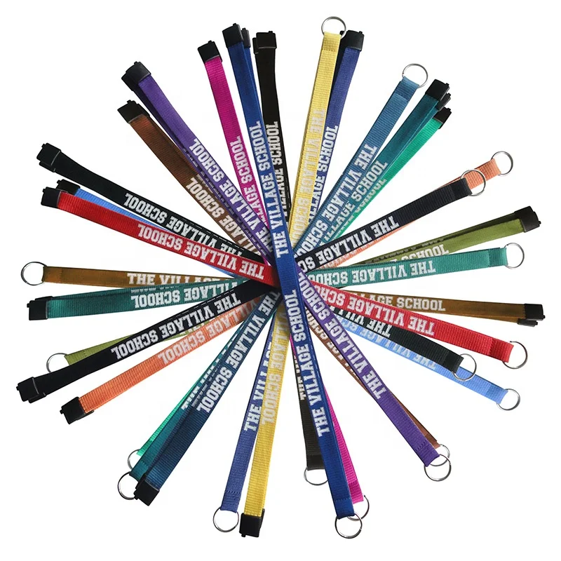 Bestom Id Card Holder Lanyards with Logo Design Custom Strong Id Badge Neck Lace