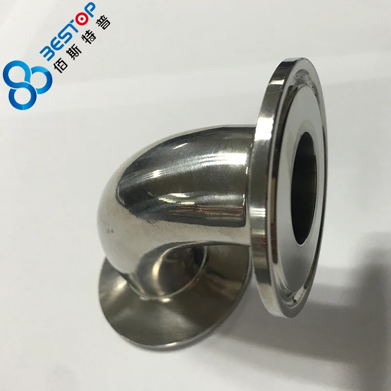 Sanitary fittings stainless steel 45 degree elbow