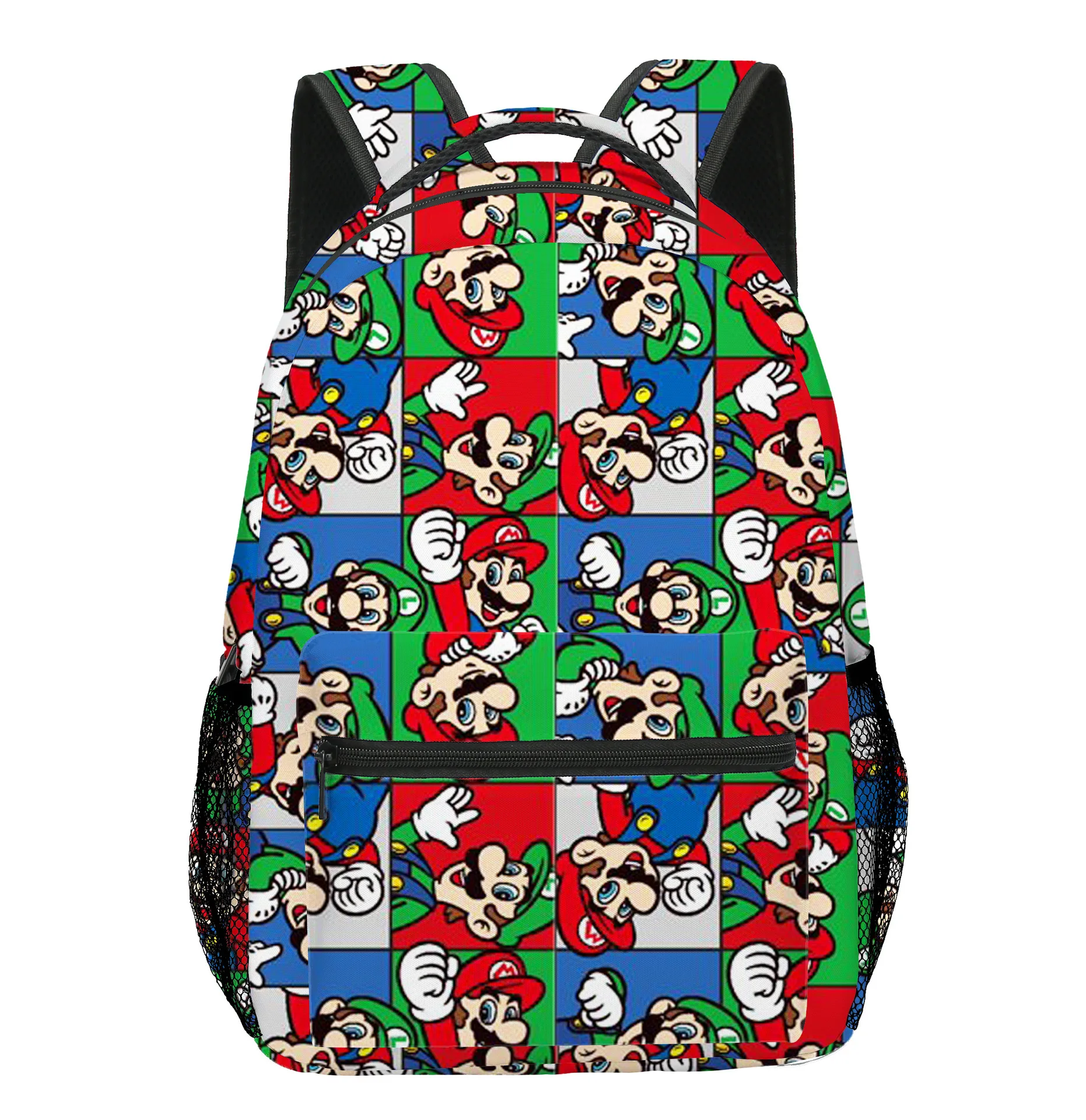 Школьный ранец New Mario, детский рюкзак 3D, детский рюкзак
