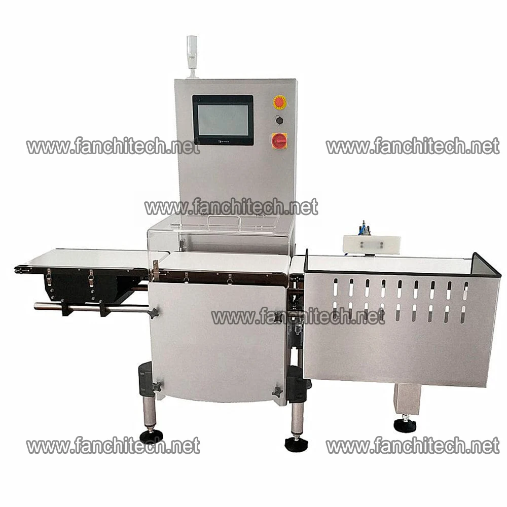 Automatic Checkweigher belt conveyor check weigher inline scales for packaged food production line