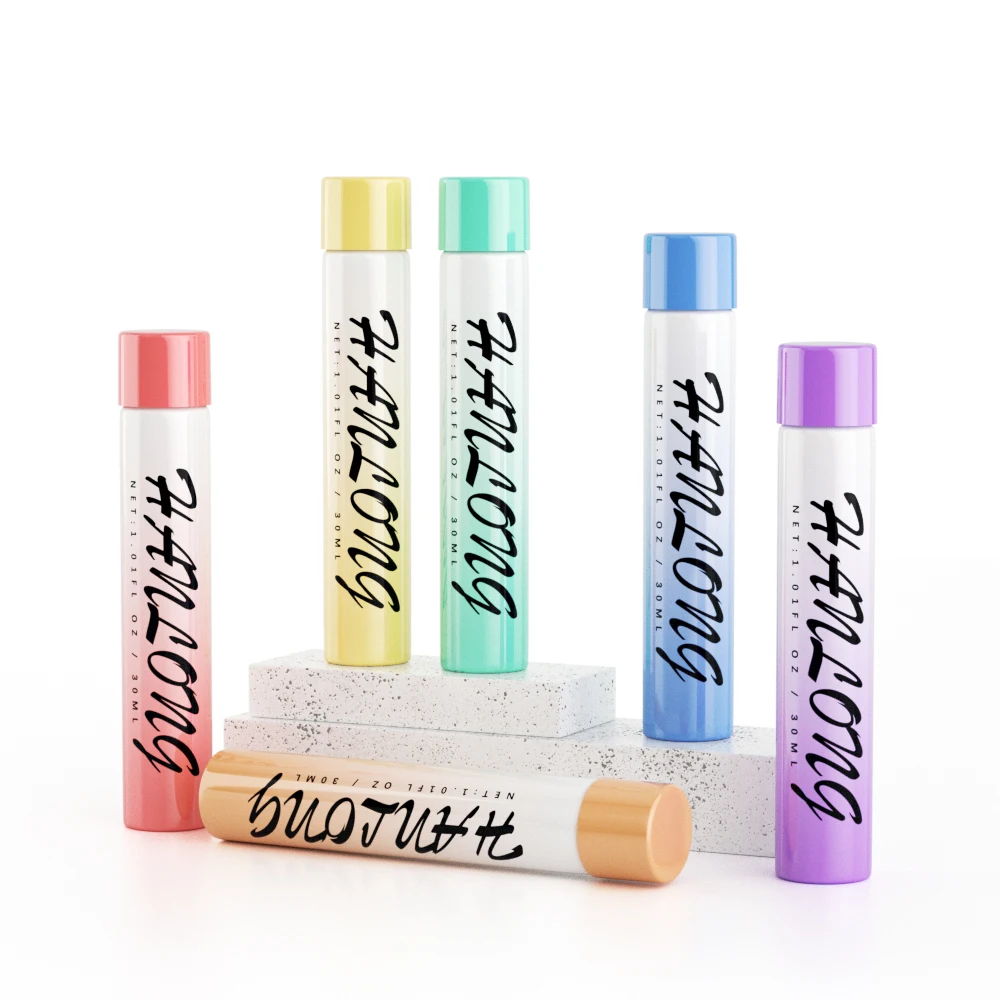 Matte custom logo colour 90mm 125mm glass child resistant packing tube smell proof flower pre glass tube