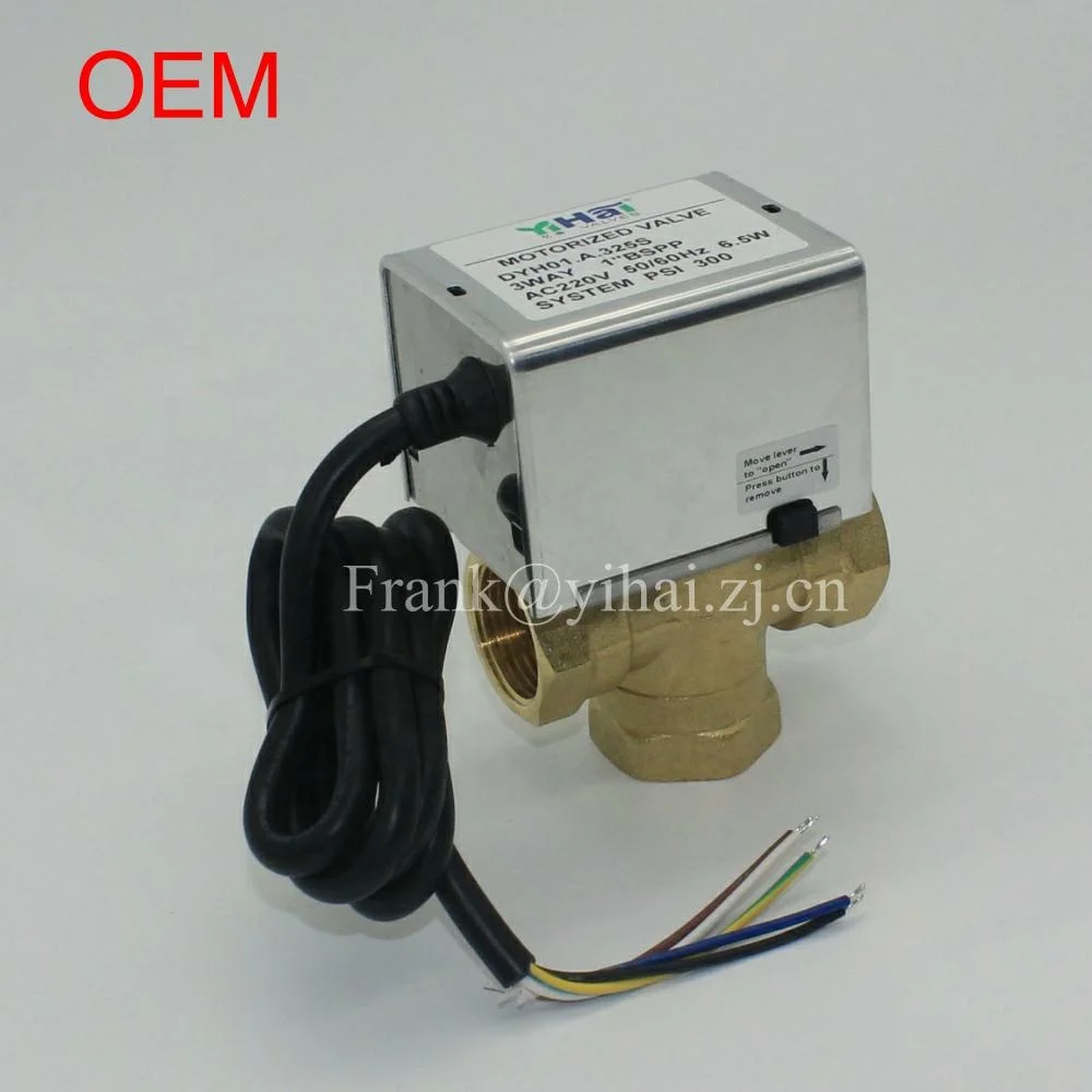 
fan coil valve with spring return actuator 