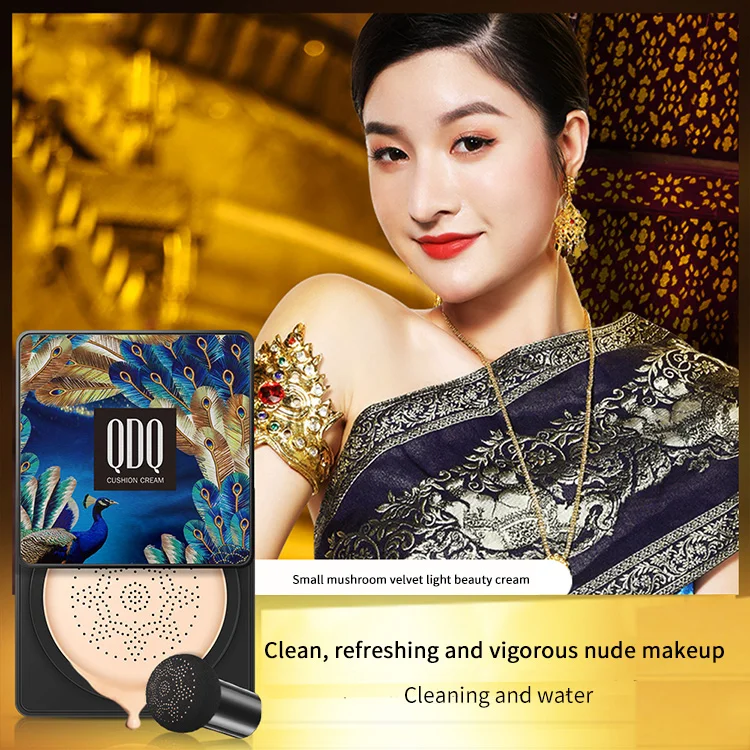 VEZE QDQ hot sell Brightening Concealer Whitening  Cream mushroom head air cushion bb cream