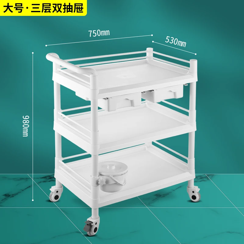 Профессиональный поставщик, тележка из АБС-пластика, медицинская Кухонная Тележка, тележка