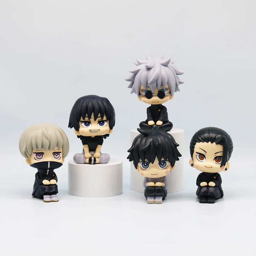 Оптовая продажа Q версия аниме Jujutsu Kaisen Itadori Yuji Gojo фигурка модель орнамента мультяшная