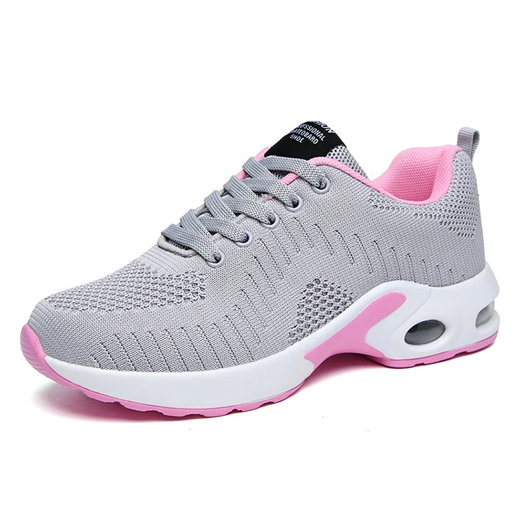 Tennis Feminine Color Block Design Factory Dense Mesh Breathable Comfortable Women Air Sneakers for Female Running Shoes
