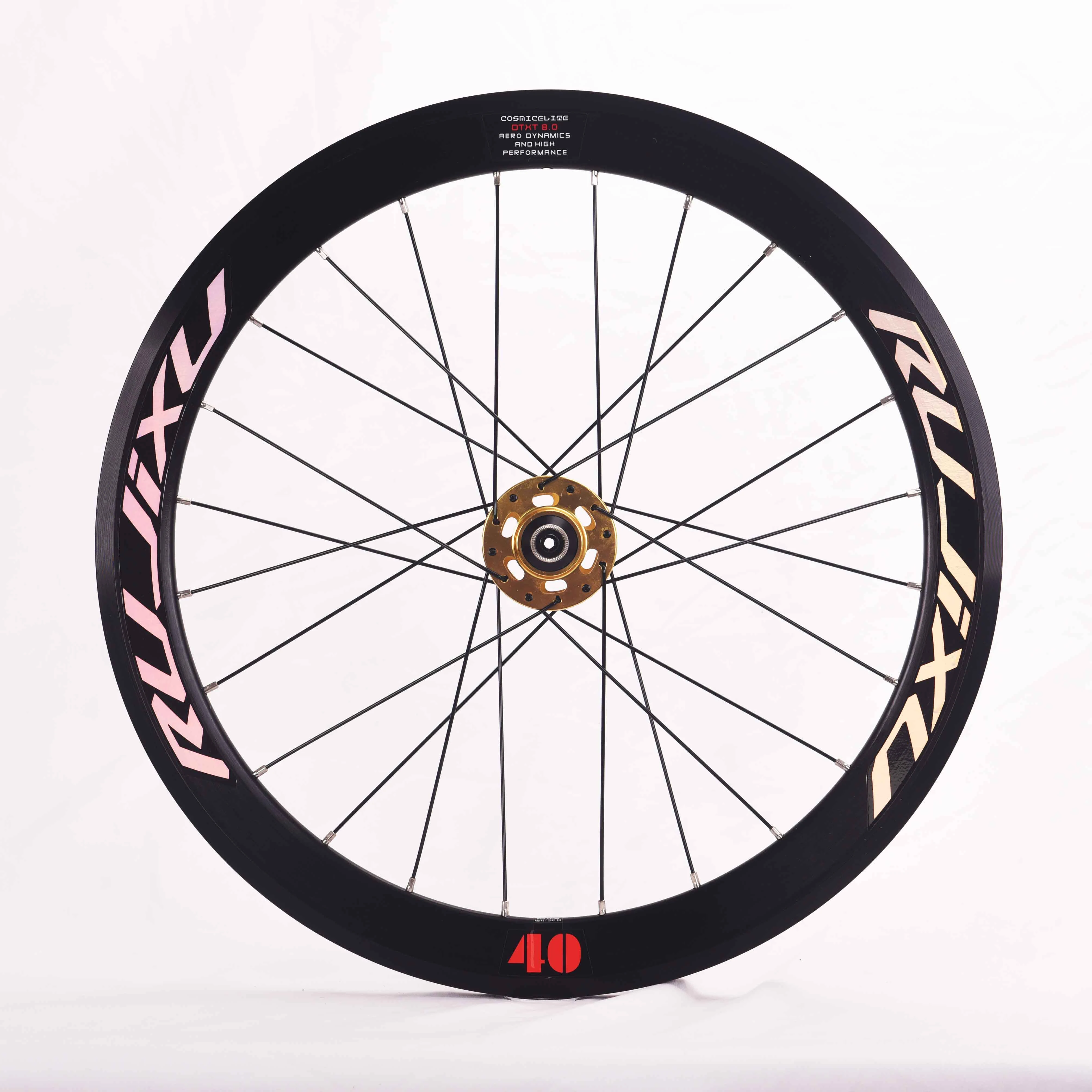 20 inch 451 Carbon Fiber hub Foldable Bicycle Wheelset Open Caliper V Brake C brake Bike Wheelset