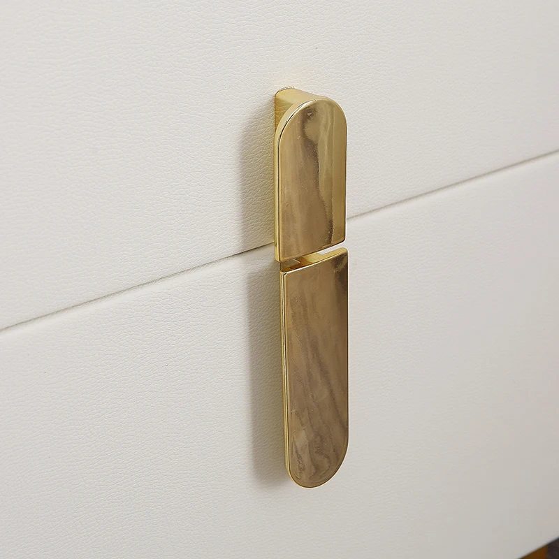 Luxury Smart Nightstand Phone Watch Wireless Charger Side Table Wooden Bedside Table With Led Light