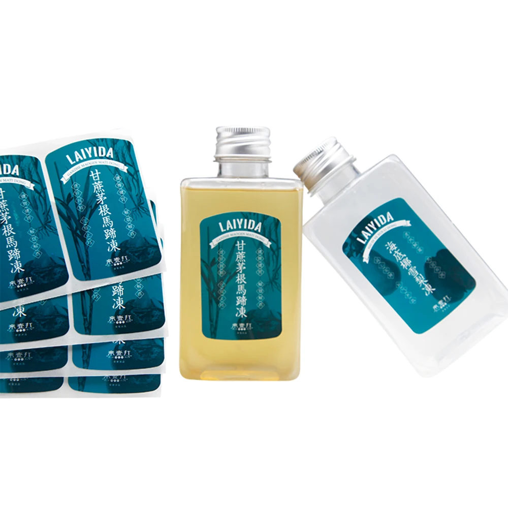 Custom Printed Self Adhesive Label Sticker Packaging Labels Bottled Beverage Label