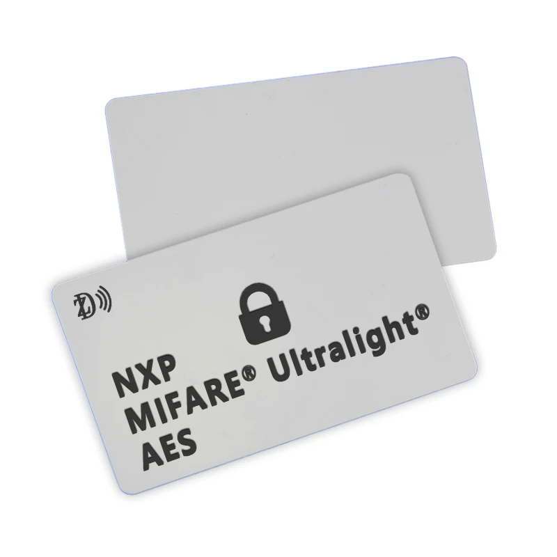 Customized RFID Privce Card Digital Protect 13.56MHz MIFARE Ultralight AES RFID Security Card