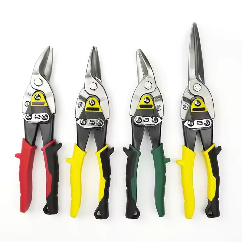 New Iron Sheet Cutters Hand Tool Aviation Scissors Chrome Vanadium Metal Straight Aviation Tin Snip