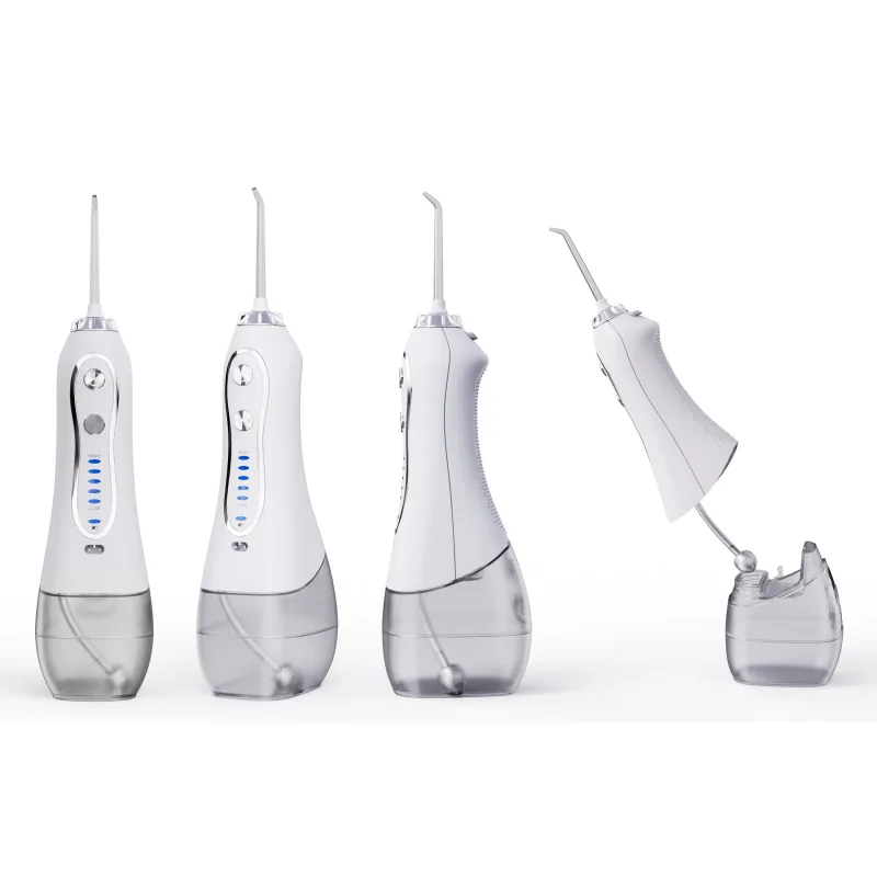 Water flosser cordless dental flosser portable oral irrigator dental floss with multi function 300ml tank tooth cleaning device