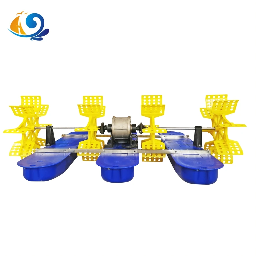 Solar power Permanent magnet paddle wheel aerator aquaculture machine water wheel aerator