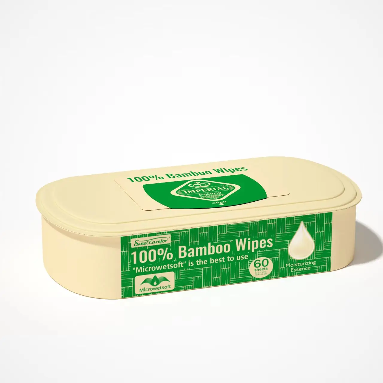 Sweet Carefor Microwetsoft bamboo toilet paper , both paper and the box is compostable ,biodegradable and eco-friendly