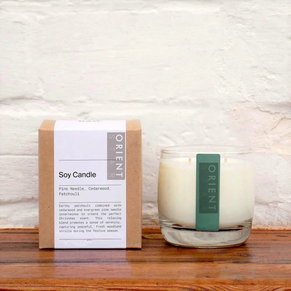 OEM Роскошная прозрачная стеклянная чашка ароматерапия Ароматизированная свеча индивидуальные ароматизированные свечи из соевого воска с подарочной коробкой