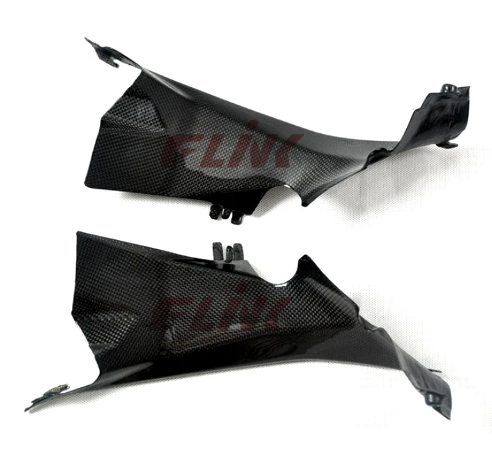 FLINK Carbon for DUCATI 1199 899 Panigale R S Carbon Fiber Upper Air Intake Duct Covers Panels