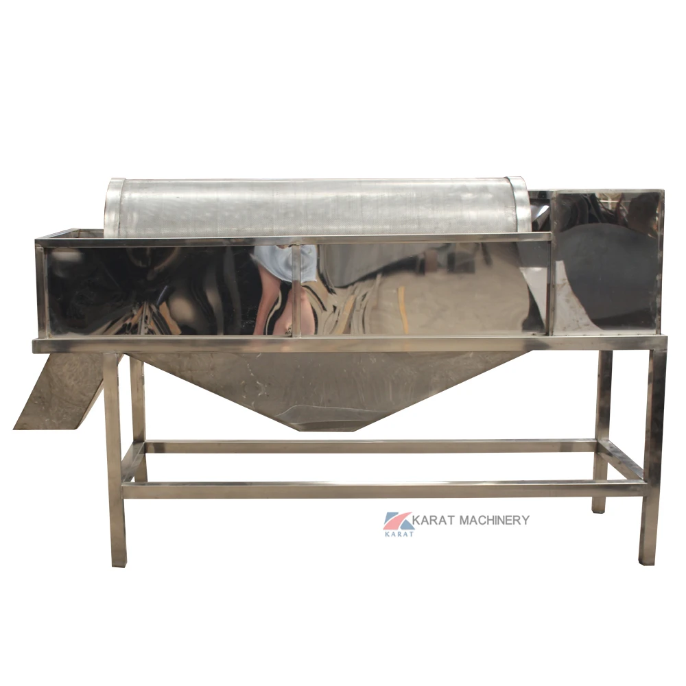 high quality small industrial rotating drum sieve for rotary malt wood sawdust fertilizer stone soil wastewater treatment