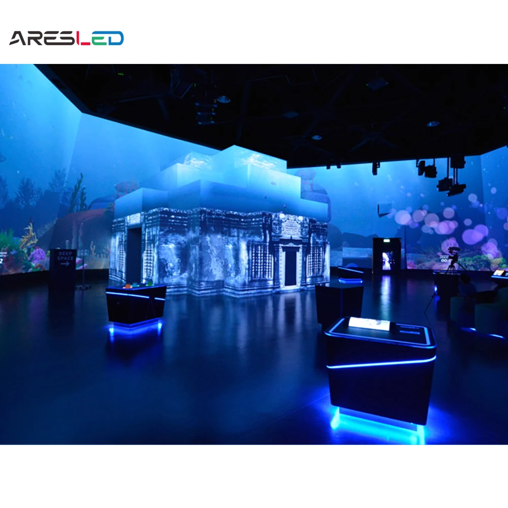 Immersive 3d Led Display Wall Stage vfx 3d vr xr Studio Led Immersive Display Solution