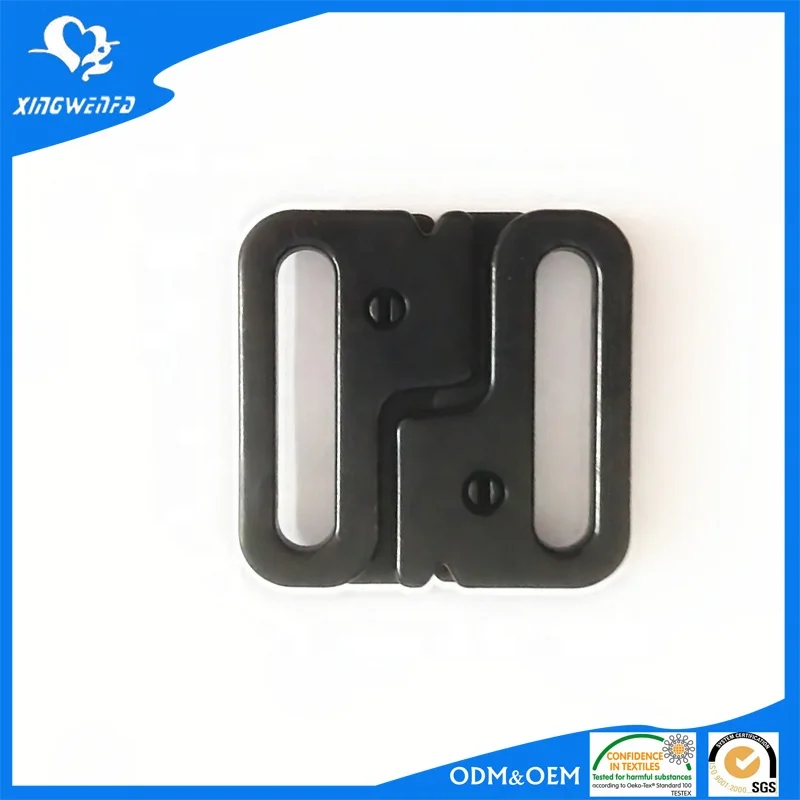 25mm swimwear clasp nylon plastic bra front closure
