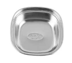 stainless steel dinner plate soy sauce dish for wholesale