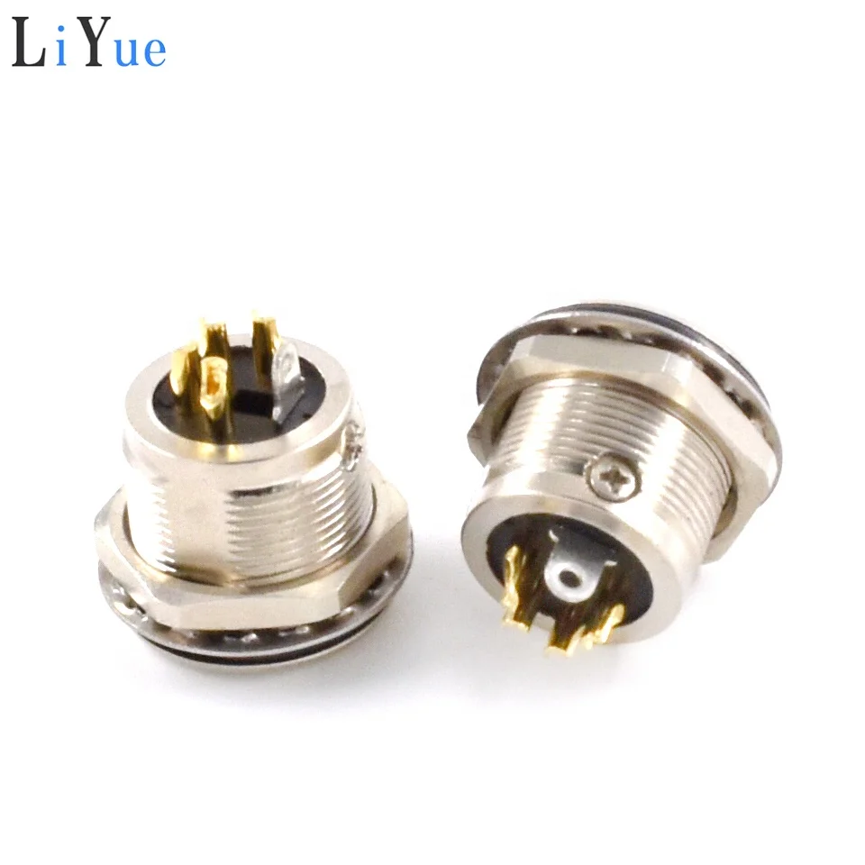 XLR 3pin 4 pin 5pin 7pin Штекерная панель с гайкой