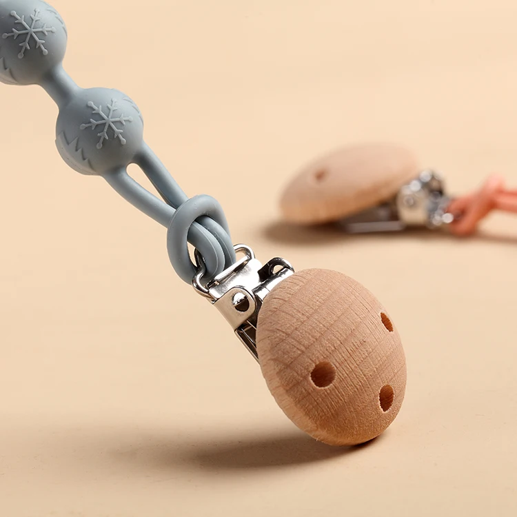 Pacifier chain for baby pacifier dummy clips for baby use baby silicone pacifier clip