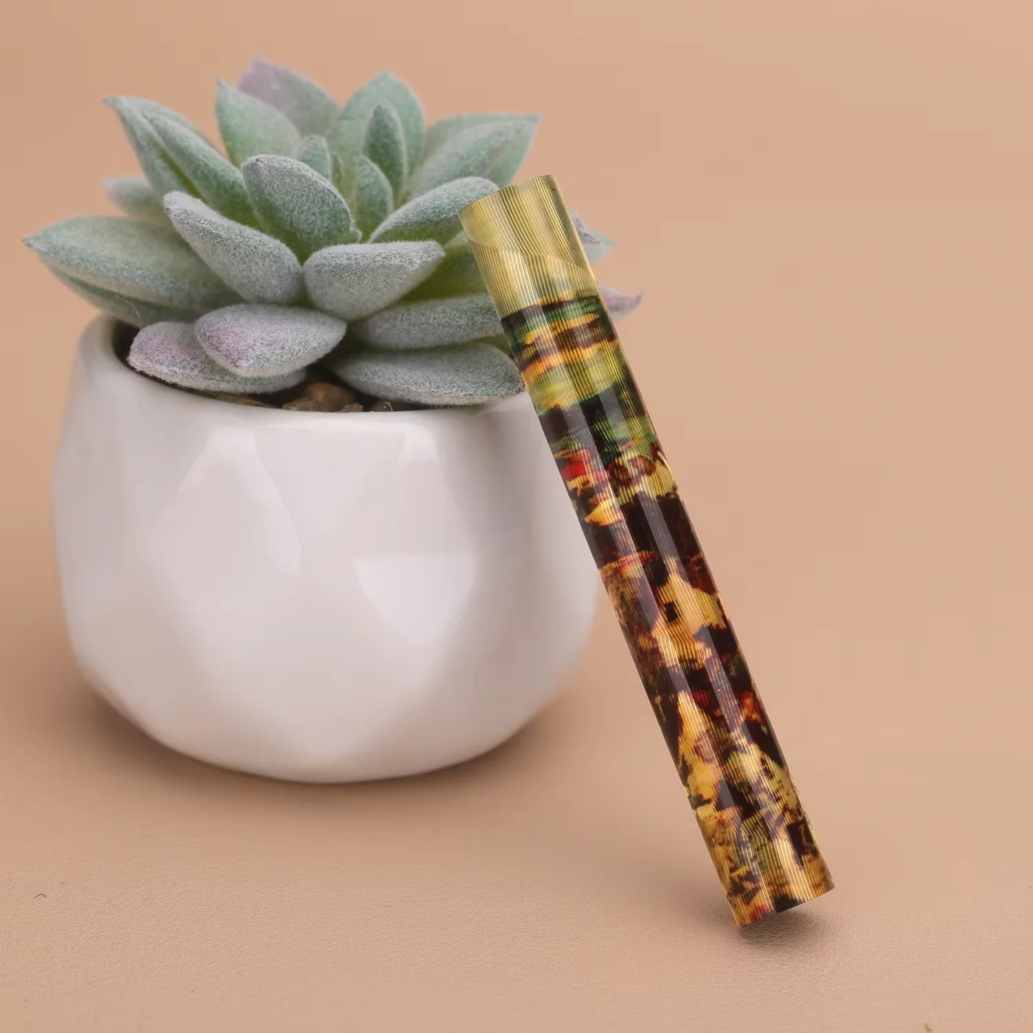 Top Sell Factory Direct Business Copper Pen Barrel Aurora Technology using for Various metal Pen