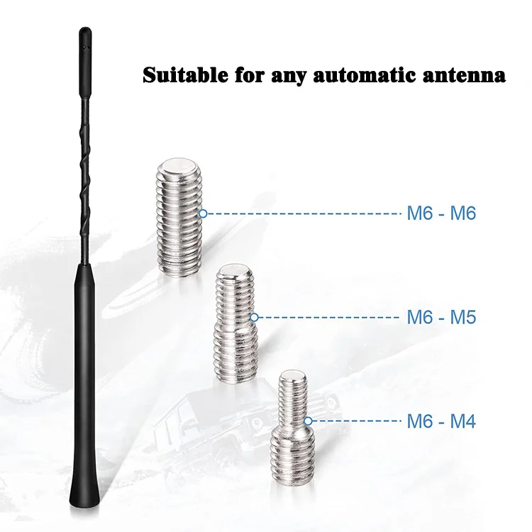 Bestlife   Roof Antenna Car Replacement Antenna Rod Car Antenna with Strong FM/DAB Reception Functi