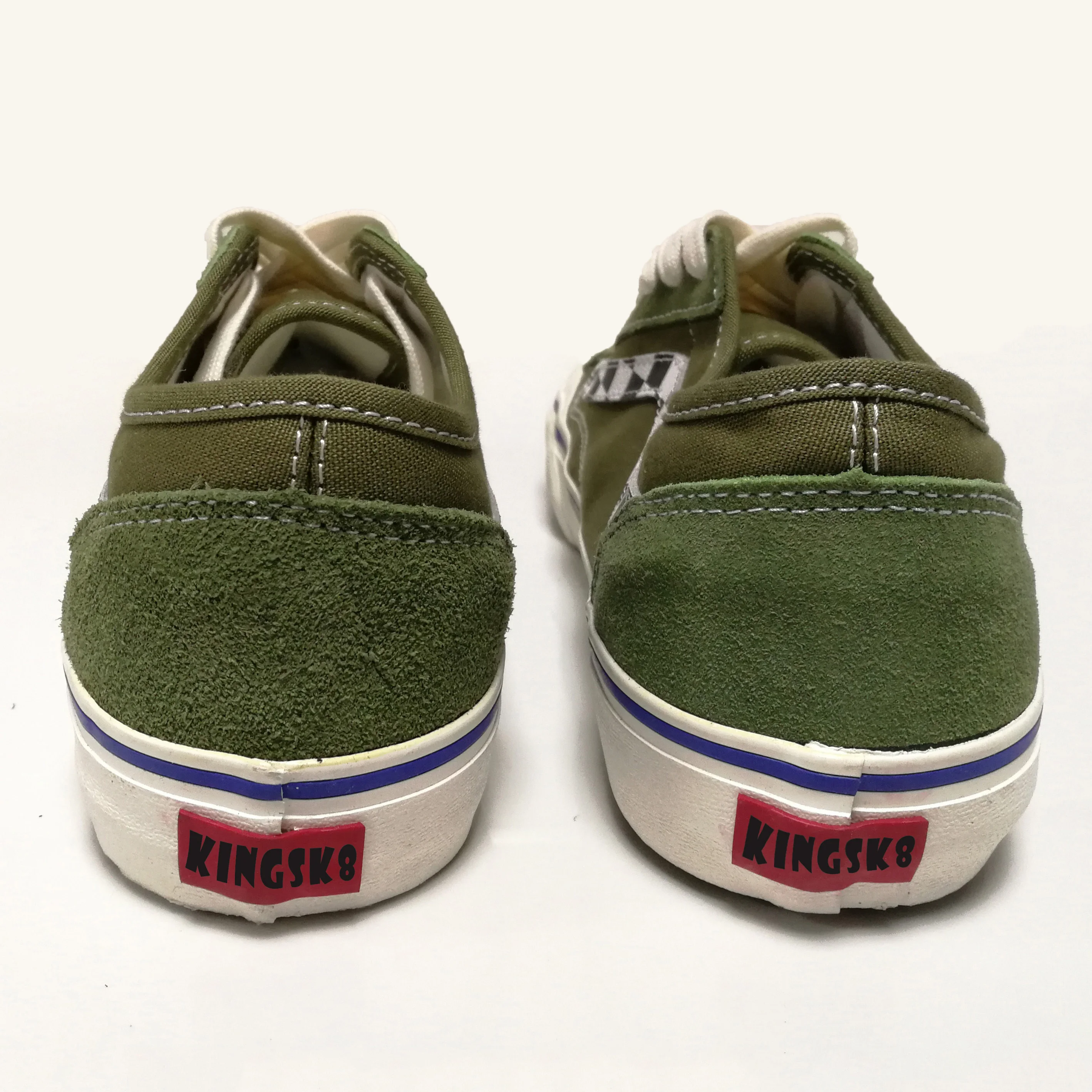 Casual green skate board shoes for skateboard
