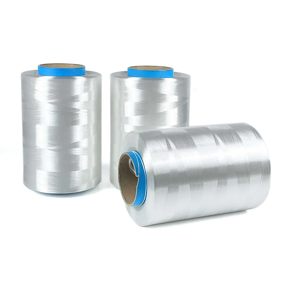 High Strength Light Weight cut resistant UHMWPE Fiber white yarn UHMWPE Fiber for Abrasion Resistant rope (1600564107519)