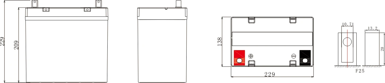 6FM55G 12V55Ah AGM batteries technology and High reliability battery LONG WAY for Lead acid battery