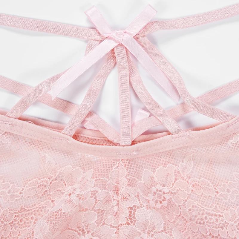 Wholesale Women Lace Sexy Low Waist Transparent Breathable Young Girls Briefs Lingerie Underwear Panties