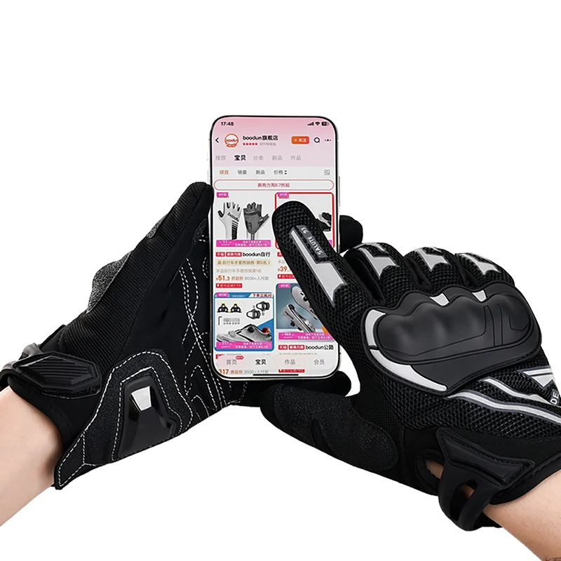 HBG 2121 Hot Selling Touch Screen Motorbike Motorcycle Gloves wear resistant Racing Gloves