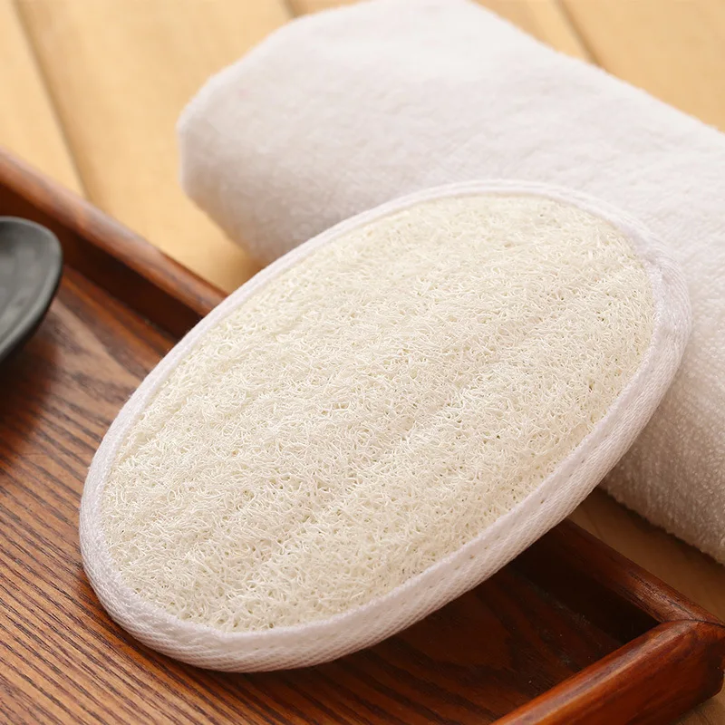 Body Scrub Exfoliating  Shower Scrubber Skin Brush  Cellulite Massager Loofah Mitten oval shape body brush