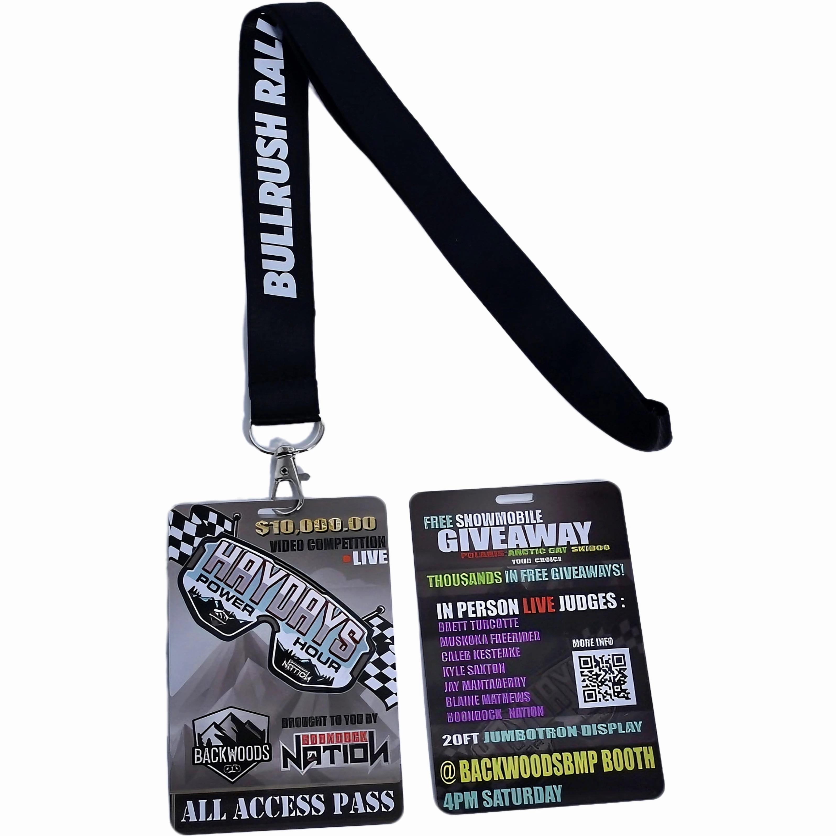 Custom Logo Polyester ID Card Holder Neck Lanyards Low Shipping Cost Sublimation Printing for Events