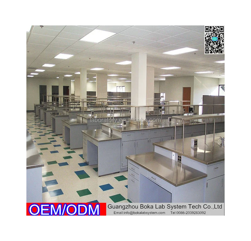 Cosmetics manufacturing lab equipment / laboratory furniture