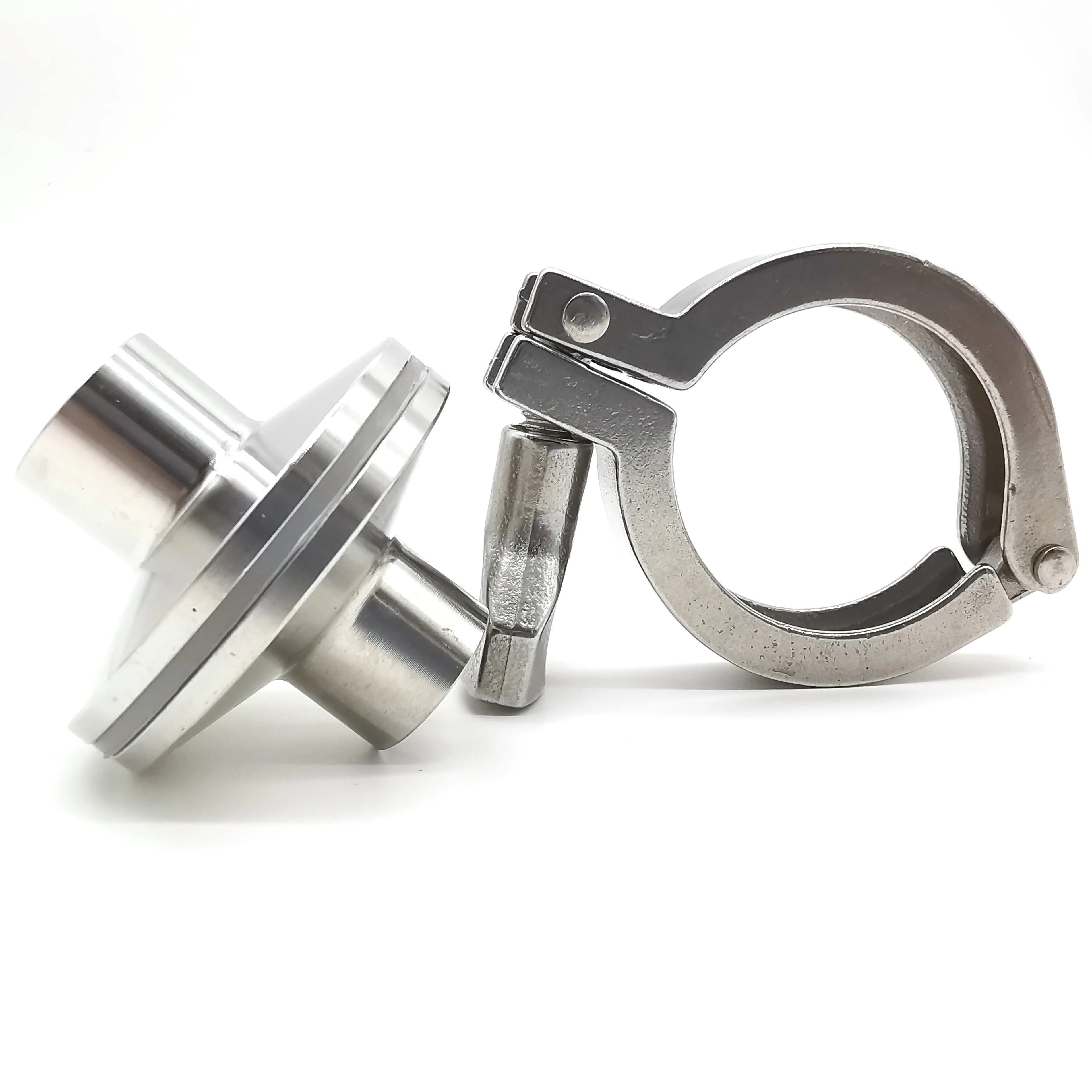 Triclamp  Fitting Stainless Steel SS304 Tri Clamp Clover Sanitary Single Pin TC Clamps Quick Mount Clamp Fastener 304  Sleeve