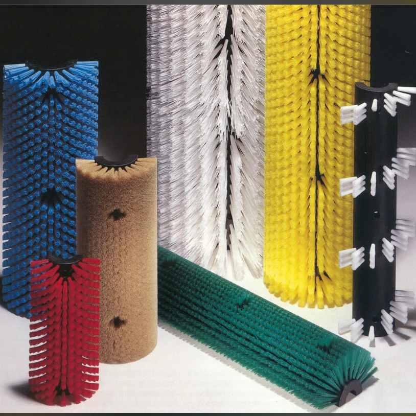 Custom Various Cleaning and Polishing Split Semicircle Cylinder Roller Brush for Easy to Assemble