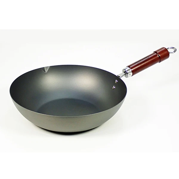 Japan Multipurpose Deep Wok Pan Rust-Resistant Non-Stick Iron Metal Cooking Pan