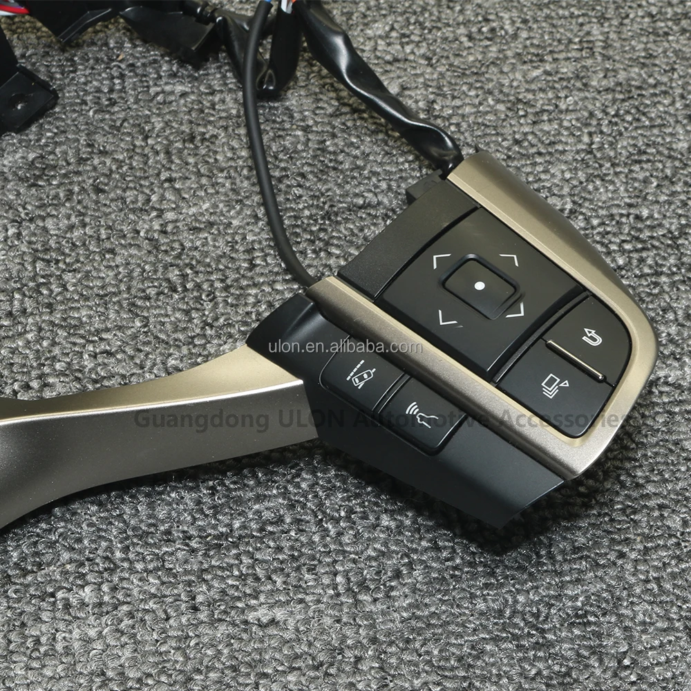 High Quality Steering Wheel for LEXUS LX570 2008-2015 Upgrade 2016-2021,LX 570 Steering Wheel with Gold  Switch Kit