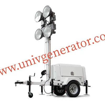 5kw Mobile Light Tower Diesel Generator